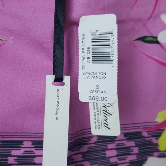 Buffalo by David Bitton Mini Skirt Hawaiian Size Small Beautiful - Picture 2 of 7